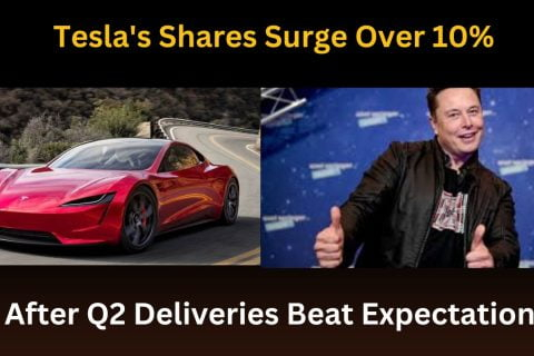 Tesla's Shares Surge Over 10% After Q2 Deliveries Beat Expectations